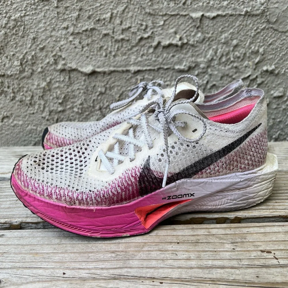 Nike Shoes Women Size 8 ZoomX Vaporfly Next% 3 White Vivid Purple